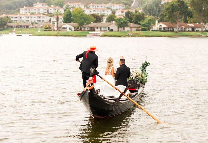 Wedding on a boat in San Diego County